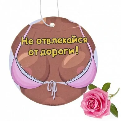 Ароматизатор для авто "Не отвлекайся от дороги" — купить в секс-шопе LoveDoctor