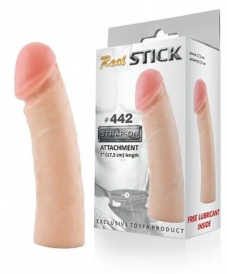 Фаллоимитатор-насадка RealStick # 442 17,5 см — фото 2