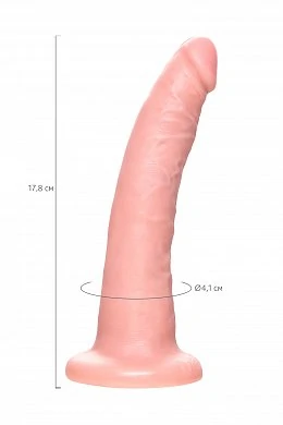 Фаллоимитатор 7" COCK на присоске телесный — фото 13