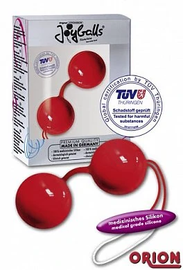 Шарики вагинальные Joy Balls красного цвета — купить в секс-шопе LoveDoctor