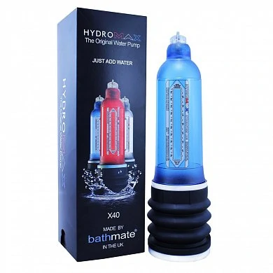Гидронасос для увеличения члена Bathmate Hydromax X40 Blue 35 см — фото 2