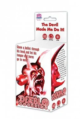 Вибро-кольцо Diablo Cockring эрекционное красное — купить в секс-шопе LoveDoctor
