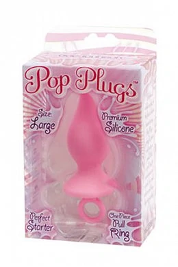 Анальная пробка Pop Plug Large розовая — купить в секс-шопе LoveDoctor