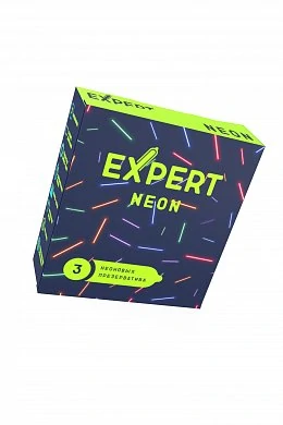 Презервативы Expert Neon светящиеся в темноте №3 — фото 2