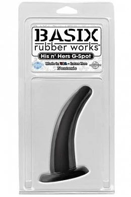 Анальная пробка черная BASIX 4.5" — купить в секс-шопе LoveDoctor