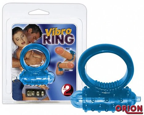 Насадка с вибрацией Vibro Ring Blue — купить в секс-шопе LoveDoctor