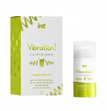 Гель Intt с эффектом вибрации Caipirinha 15 мл — купить в секс-шопе LoveDoctor
