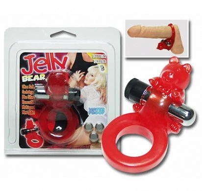 Насадка с вибратором Jelly Bear — купить в секс-шопе LoveDoctor