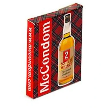 Презервативы со вкусом виски