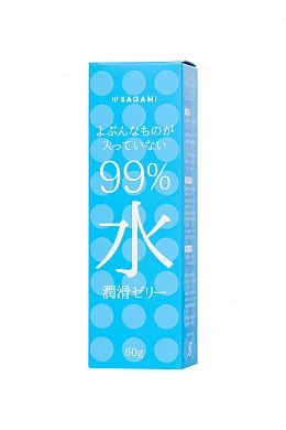 Гель-лубрикант Sagami Water 99% 60 мл — фото 5