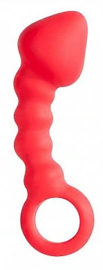 Фаллоимитатор с кольцом красный Menzstuff Head Invader Red 9 см — купить в секс-шопе LoveDoctor