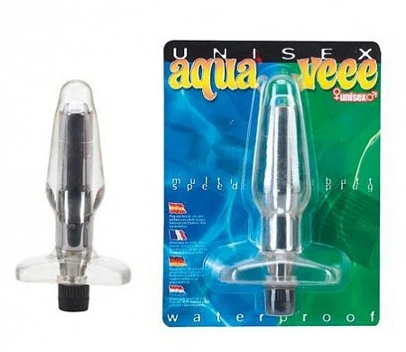 Анальная пробка с вибрацией AQUA VEE — купить в секс-шопе LoveDoctor