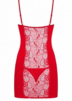 Комбинация и стринги Heartina Obsessive красная L/XL — фото 4