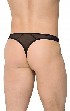 Трусы мужские на шнуровке SoftLine чёрные M/L — фото 2