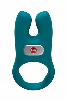 Эрекционное виброкольцо Fun Factory Nos Classic зелёный 8 см — фото 3
