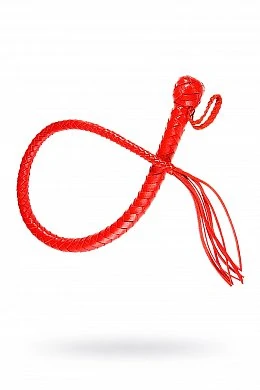 Плеть кожанная Змея красная 80 см — купить в секс-шопе LoveDoctor