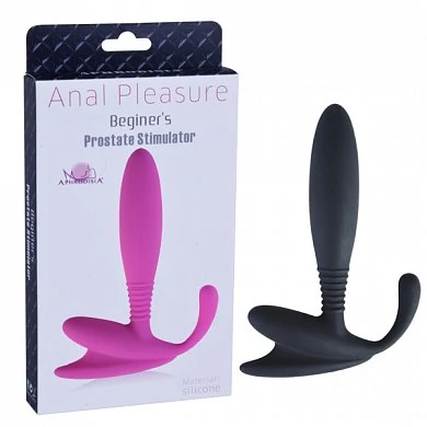 Втулка анальная Beginer's prostate stimulator черная 12 см — купить в секс-шопе LoveDoctor