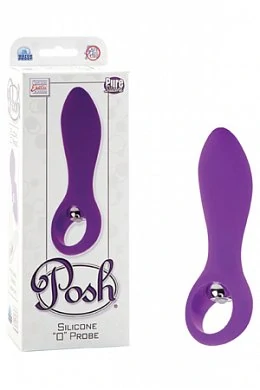 Анальный стимулятор Posh Silicone “O” Probes с вибрацией фиолетовый — купить в секс-шопе LoveDoctor