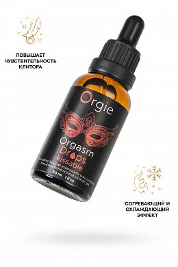 Интимный гель для клитора Orgie Orgasm Drops Kissable 30 мл — купить в секс-шопе LoveDoctor