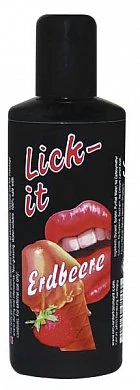 Гель для орального секса клубника Lick It 100 мл — купить в секс-шопе LoveDoctor
