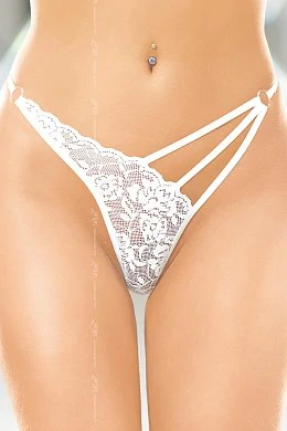 Стринги кружевные белые S/M — купить в секс-шопе LoveDoctor