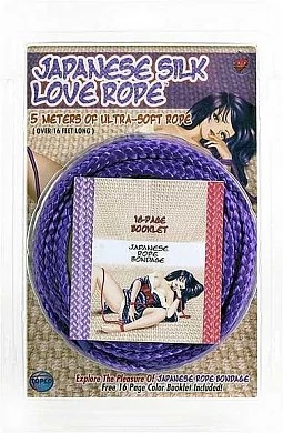 Фиксации Japanese Silk Love Rope 5 м фиолетовые — купить в секс-шопе LoveDoctor