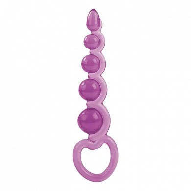 Анальная цепочка Basic Essentials Beaded Probe Pink — купить в секс-шопе LoveDoctor