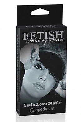 Маска атласная Satin Love Mask черная — купить в секс-шопе LoveDoctor