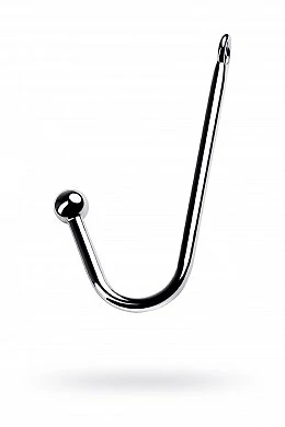Крюк анальный с шаром Toyfa Metal серебряный 37 см — купить в секс-шопе LoveDoctor