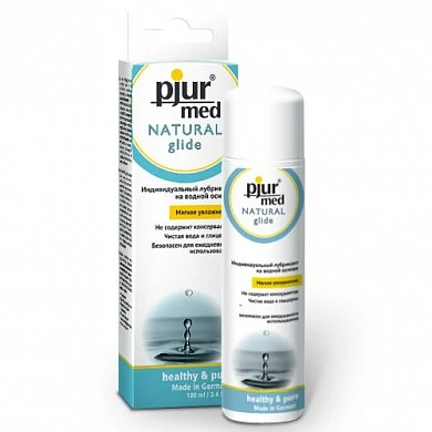 Нейтральный лубрикант на водной основе pjur MED Natural glide 30 ml — купить в секс-шопе LoveDoctor