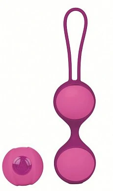 Вагинальные шарики 3 шт Key by Jopen - Stella II - Raspberry Pink розовые — купить в секс-шопе LoveDoctor