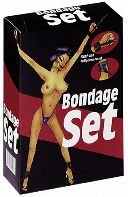 Наручники с кандалами мягкие Bondage Set — купить в секс-шопе LoveDoctor