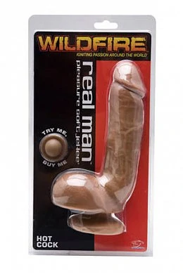 Фаллоимитатор Jel-Lee Hot Cock 6,25" мулат 23 см — купить в секс-шопе LoveDoctor