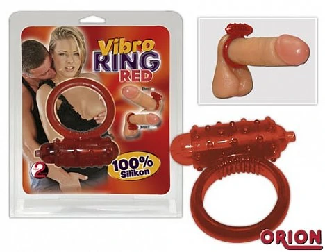 Насадка с вибрацией Vibro Ring Red — купить в секс-шопе LoveDoctor