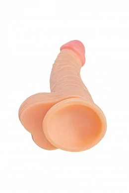 Фаллоимитатор RealStick Nude Cree телесный 20 см — фото 7