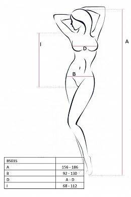Боди-сетка Passion Erotic line белый OS — фото 4