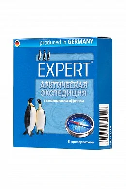 Презервативы Expert ''Арктическая экспедиция'' с охлаждающим эффектом 3 шт — фото 2