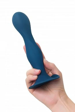 Фаллоимитатор Satisfyer Double Ball-R синий 16,5 см — фото 5