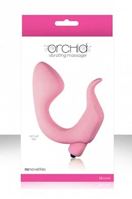 Вибромассажер оригинальной формы для стимуляции точки G и клитора. 