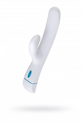 Водонепроницаемый вибратор со стимуляцией клитора Erotist Life 22 см