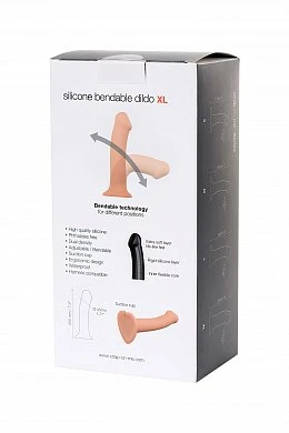 Страпон на присоске Strap-on-me силикон телесный 20 см — фото 10