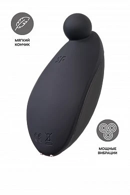 Вибростимулятор клитора Satisfyer Spot On 2 черный 9 см — купить в секс-шопе LoveDoctor