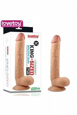 Фаллоимитатор реалистичный телесный LoveToy 28,5 см — купить в секс-шопе LoveDoctor