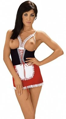 Костюм официантки черный S/M — купить в секс-шопе LoveDoctor
