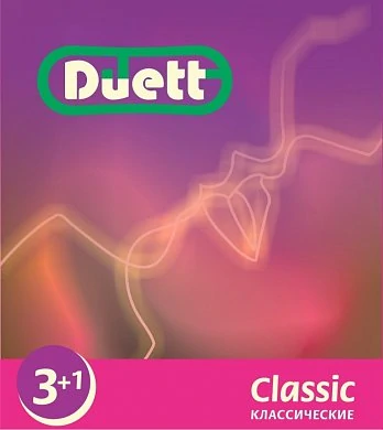 Презервативы Duett классические 4 шт — купить в секс-шопе LoveDoctor