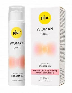 Гель с эффектом вибрации Pjur Woman Lust клубника 15 мл — купить в секс-шопе LoveDoctor