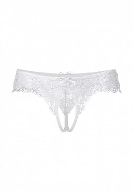 Эротические трусики Erolanta Lingerie Collection кружевные белые (42-44) — фото 7