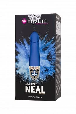 Вибратор Mystim Real Deal Neal синий 16,5 см — купить в секс-шопе LoveDoctor