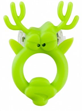 Вибронасадка Beasty Toys Rockin Reindeer зеленая — купить в секс-шопе LoveDoctor