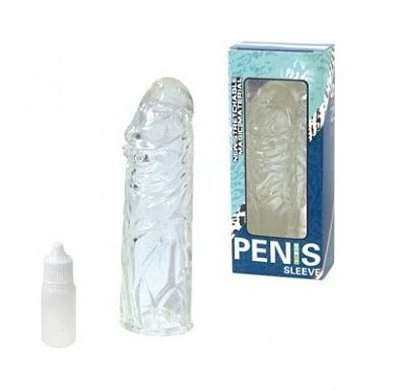 Насадка Penis Sleeve прозрачная — купить в секс-шопе LoveDoctor
